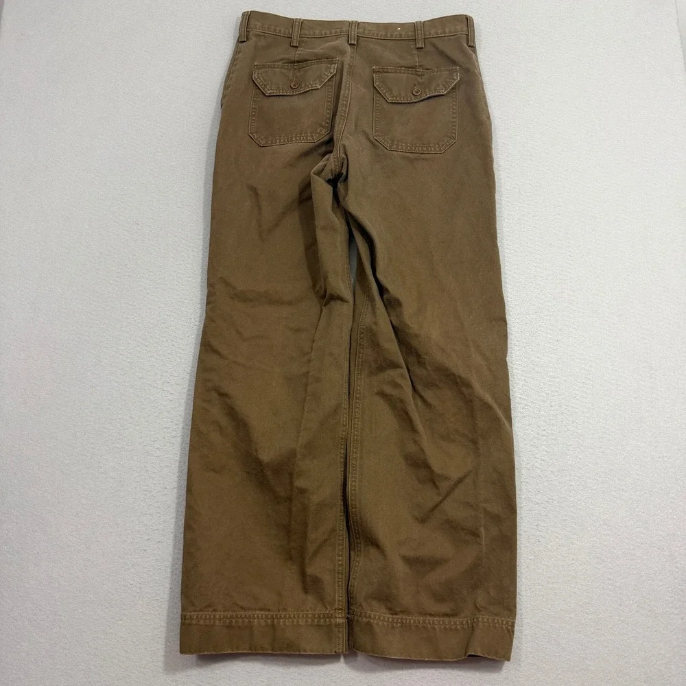Vintage Banana Republic Pants Mens 32x32 Brown Chino Military Baker Army 2001